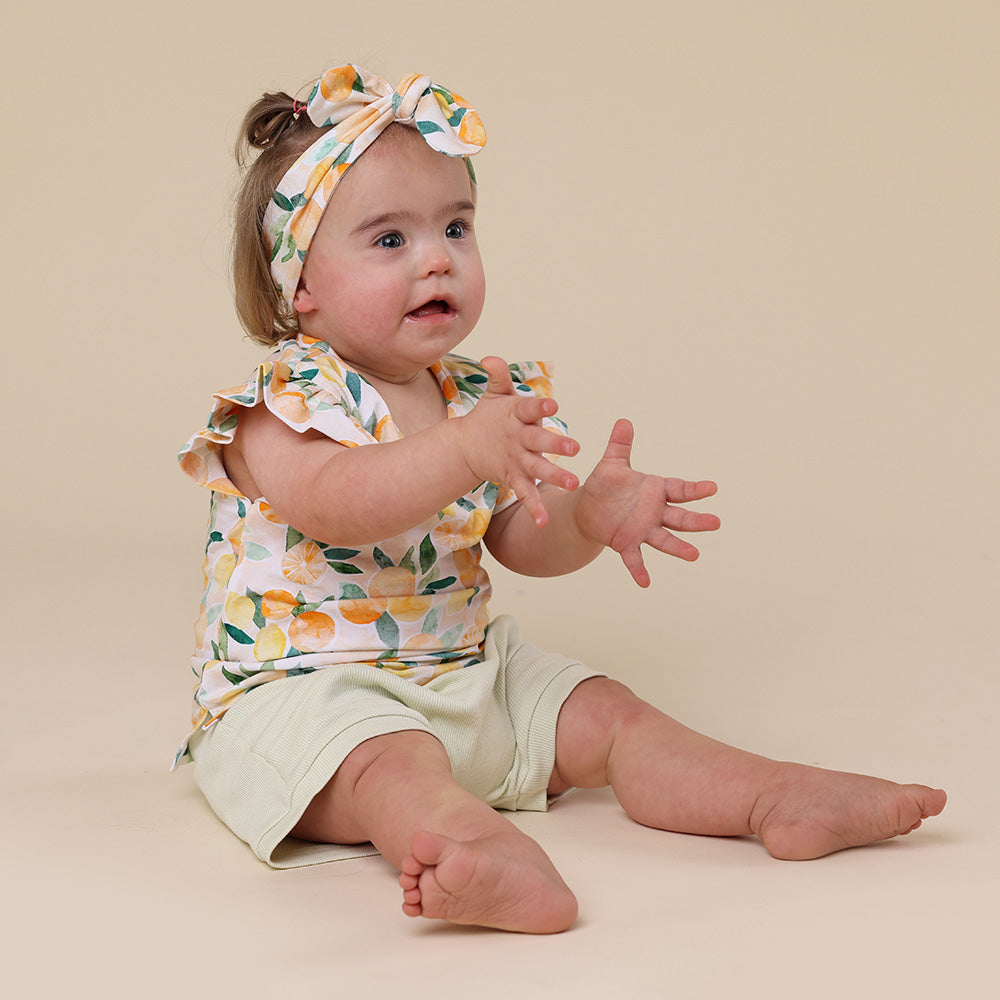 Honeydew Organic Shorts - View 3