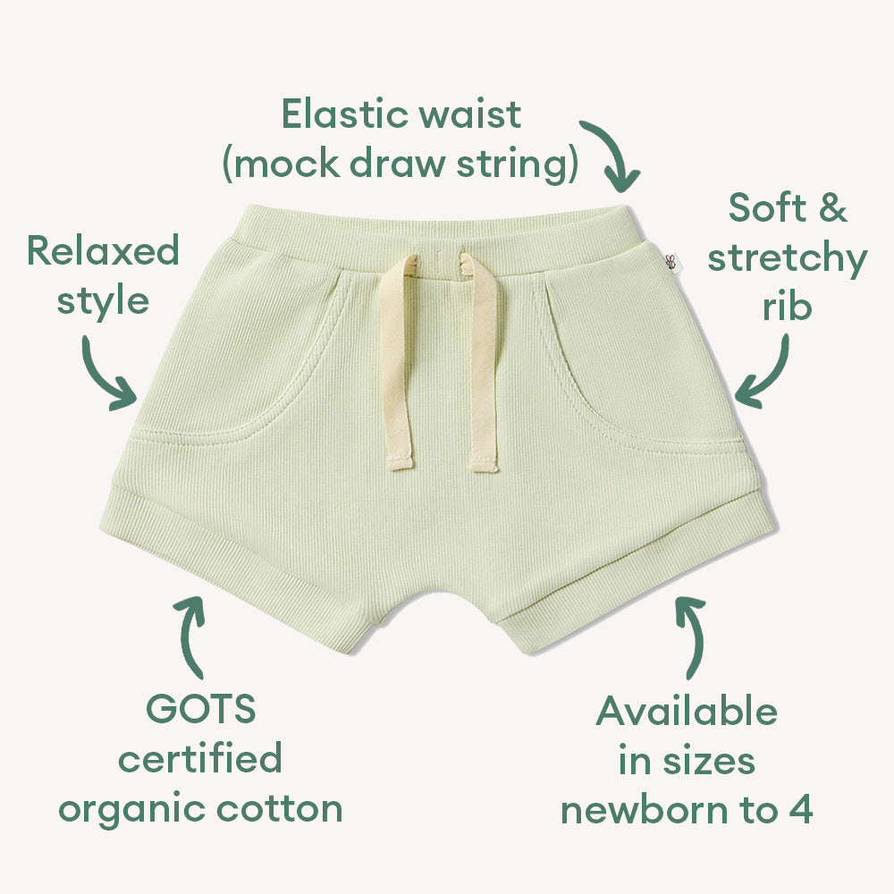 Honeydew Organic Shorts - View 4