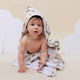 Diggers & Tractors Organic Hooded Baby Towel - Thumbnail 4