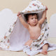 Diggers & Tractors Organic Hooded Baby Towel - Thumbnail 6