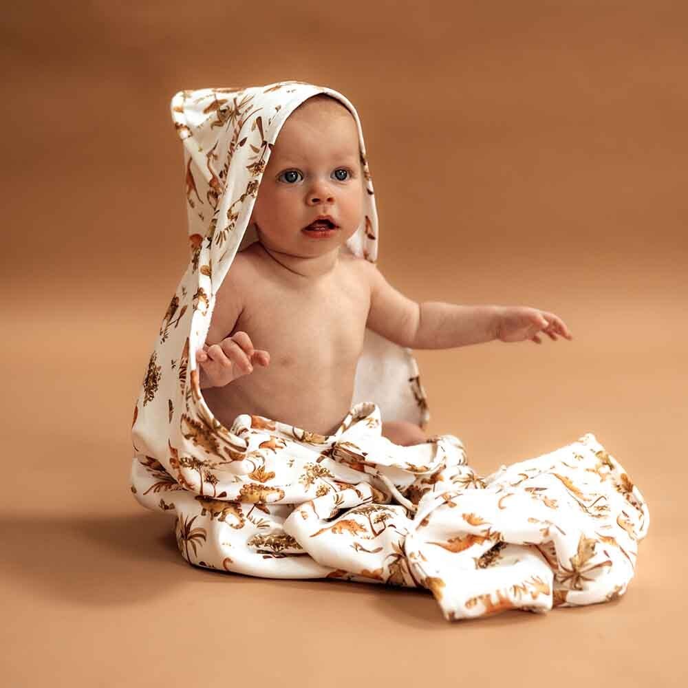 Dino Organic Hooded Towel - View 5