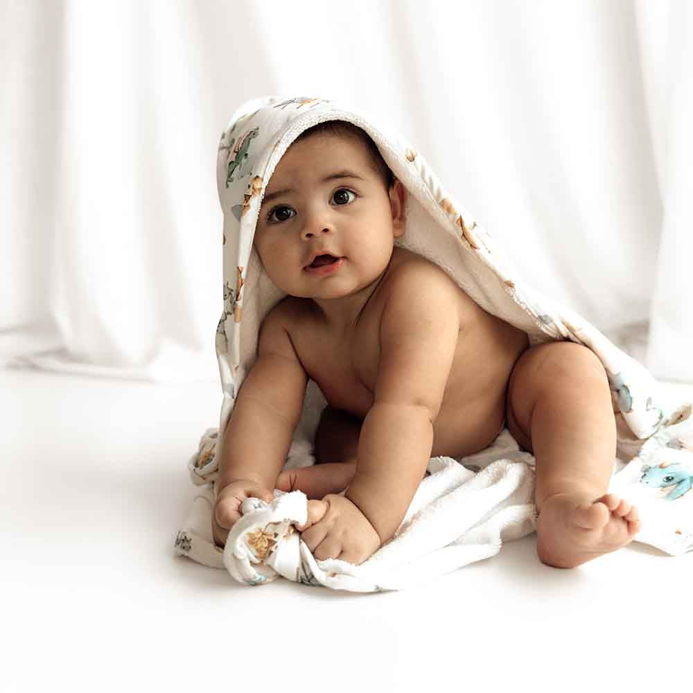 Dragon Organic Hooded Baby Towel - View 5