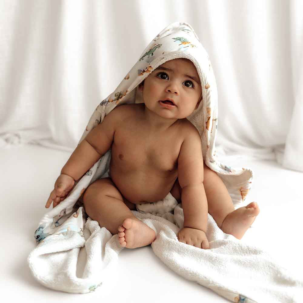 Dragon Organic Hooded Baby Towel - View 6