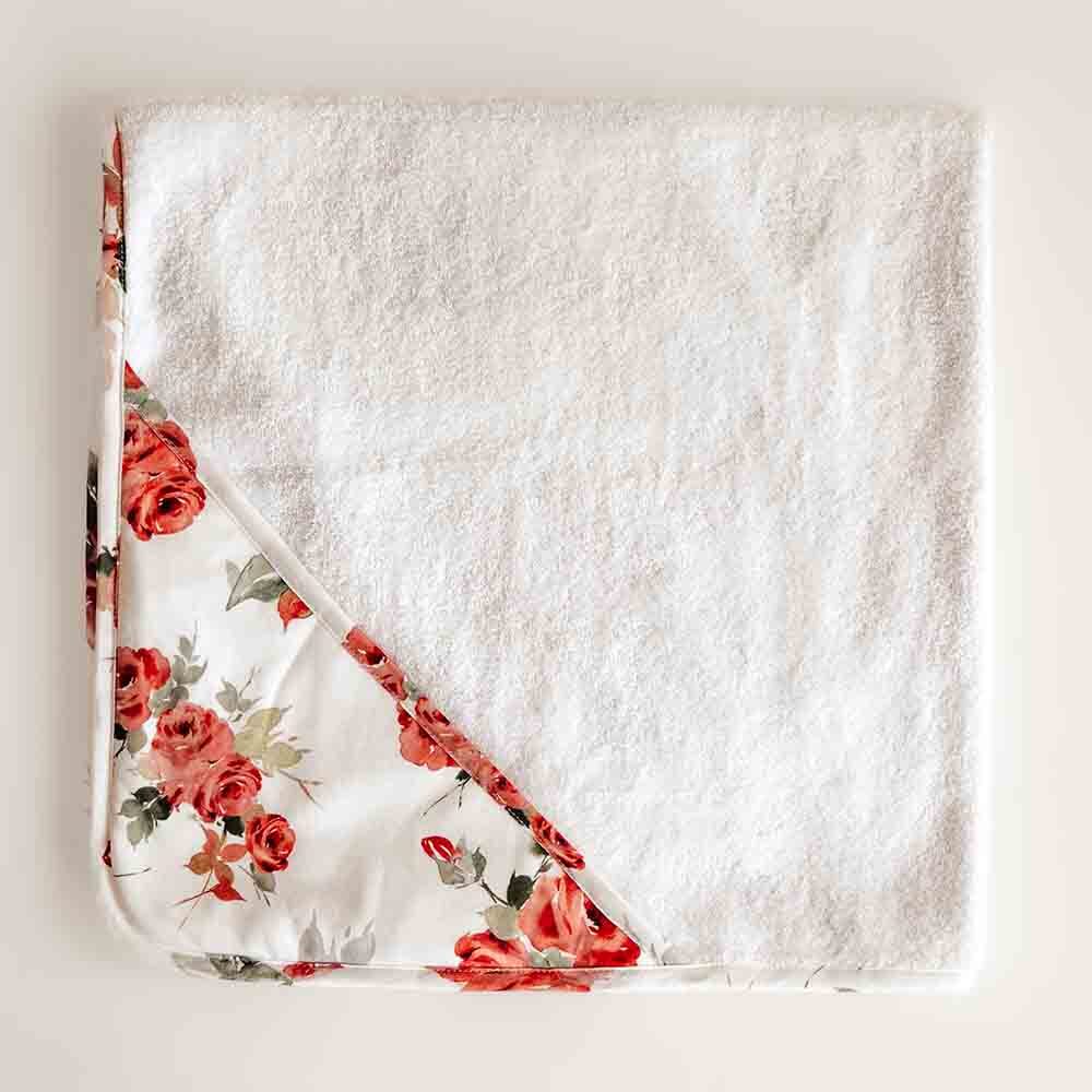 Rosebud Organic Hooded Baby Towel - View 4