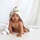 Safari Organic Hooded Baby Towel - Thumbnail 7