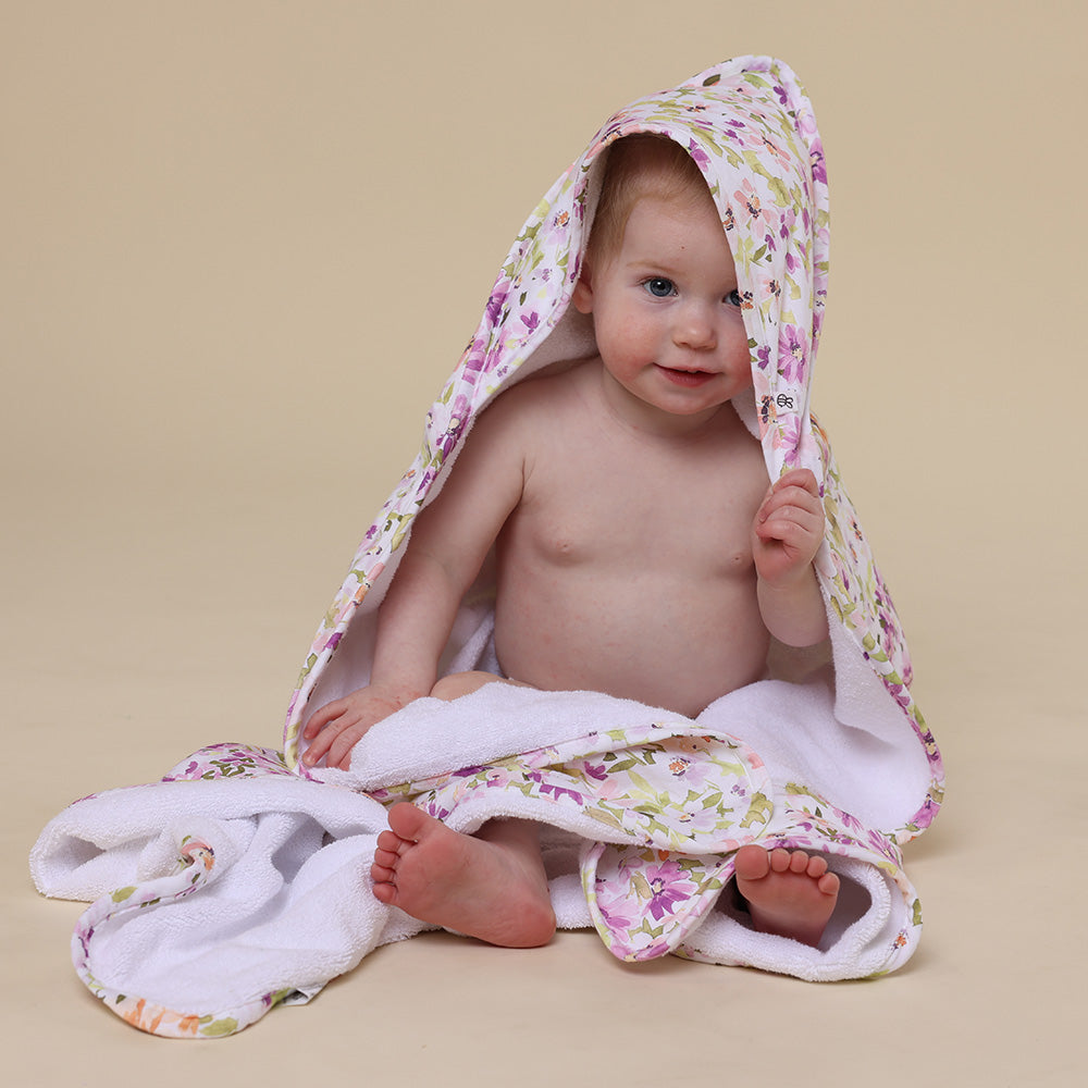 Isla Organic Baby Towel & Wash Cloth Set - View 2