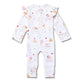 Ice Creams Organic Snugglesuit Convertible Romper with Frill - Thumbnail 7