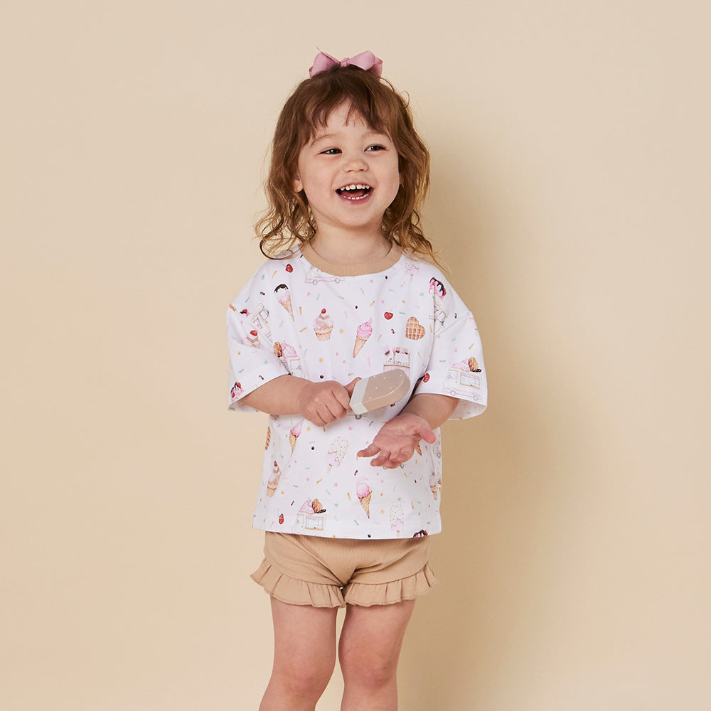Ice Creams Organic Oversized Tee - View 8