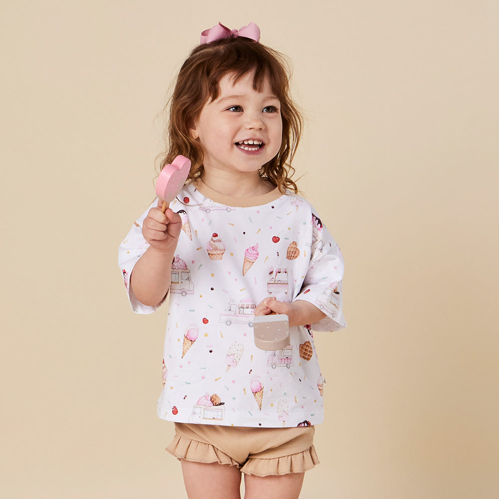 Ice Creams Organic Oversized Tee - View 14