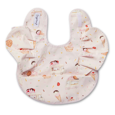 Ice Creams Frill Snuggle Bib | Snuggle Hunny