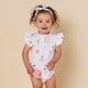 Ice Creams Short Sleeve Organic Bodysuit with Frill - Thumbnail 7