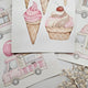 Ice Creams Organic Jersey Wrap & Topknot Set - Thumbnail 7
