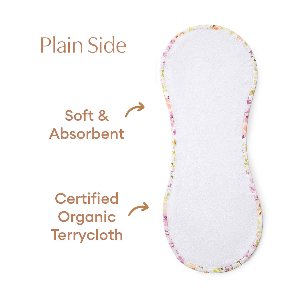Isla Organic Cotton Burp Cloth - View 7