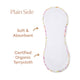 Isla Organic Cotton Burp Cloth - Thumbnail 7