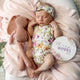 Isla Short Sleeve Organic Kimono Bodysuit - Thumbnail 8