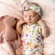 Isla Short Sleeve Organic Kimono Bodysuit - Thumbnail 3