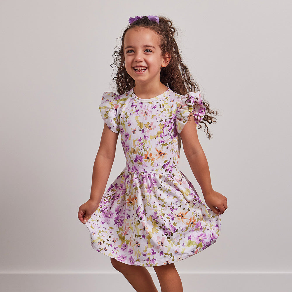 Isla Short Sleeve Organic Dress - View 7