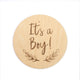 Gender Reveal Large Wooden Milestone Card - Thumbnail 3