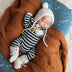 Ivory Merino Wool Bonnet & Booties-Snuggle Hunny