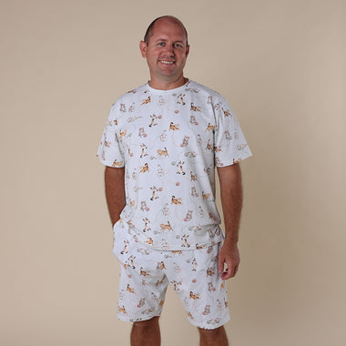 Kittens Organic Mens PJ Set | Snuggle Hunny
