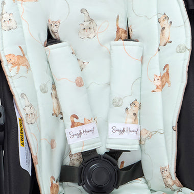 Kittens Universal Reversible Pram Strap Covers | Snuggle Hunny