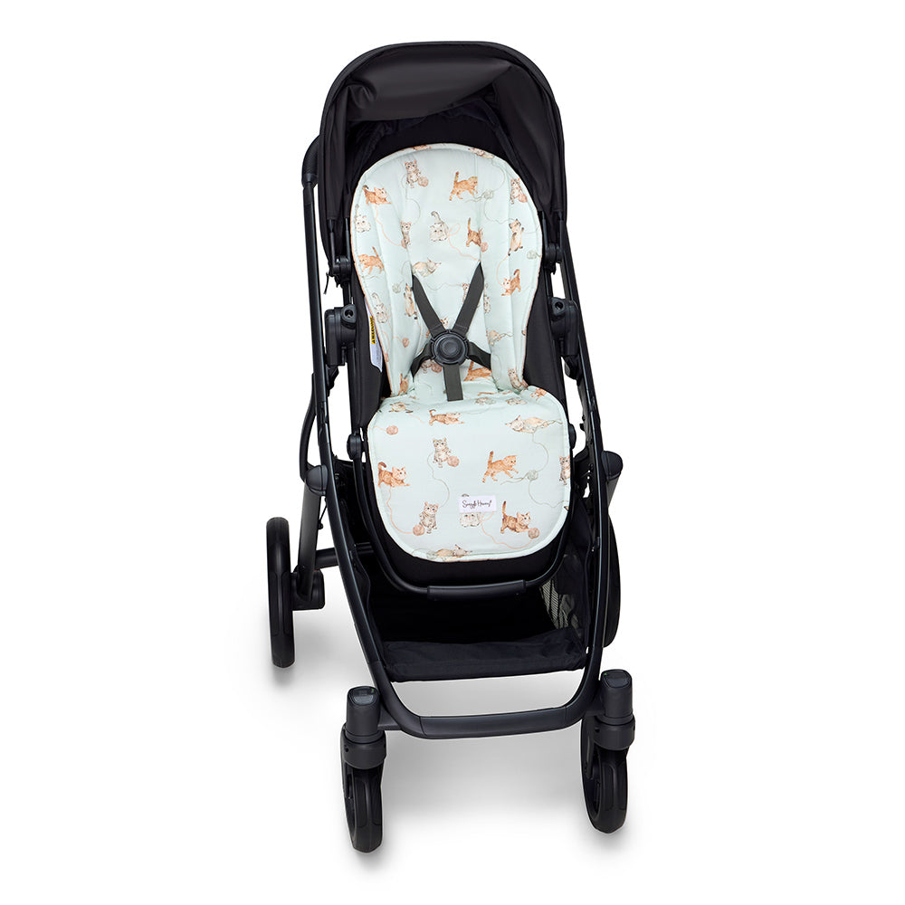 Kittens Universal Organic Pram Liner - View 5