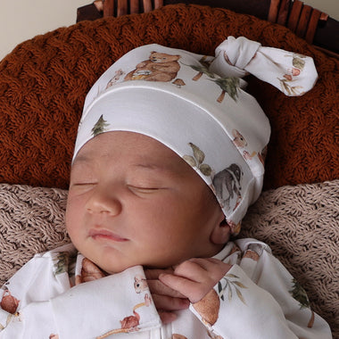 Bears Organic Knotted Beanie | Snuggle Hunny