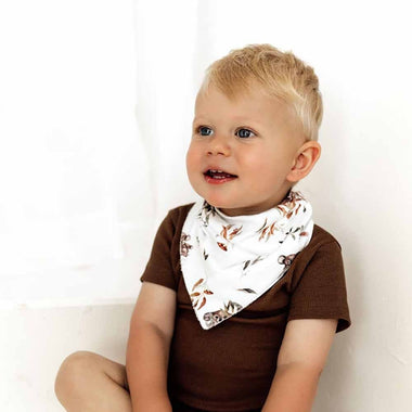 Koala Organic Dribble Bib-Snuggle Hunny
