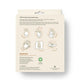 Large Organic Muslin Wraps 3 Pack - Duck Pond/Sage/Milk - Thumbnail 3