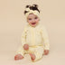 Lemon Sorbet Organic Snugglesuit Convertible Romper | Snuggle Hunny