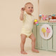 Lemon Sorbet Short Sleeve Organic Bodysuit - Thumbnail 4