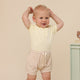 Lemon Sorbet Short Sleeve Organic Bodysuit - Thumbnail 2