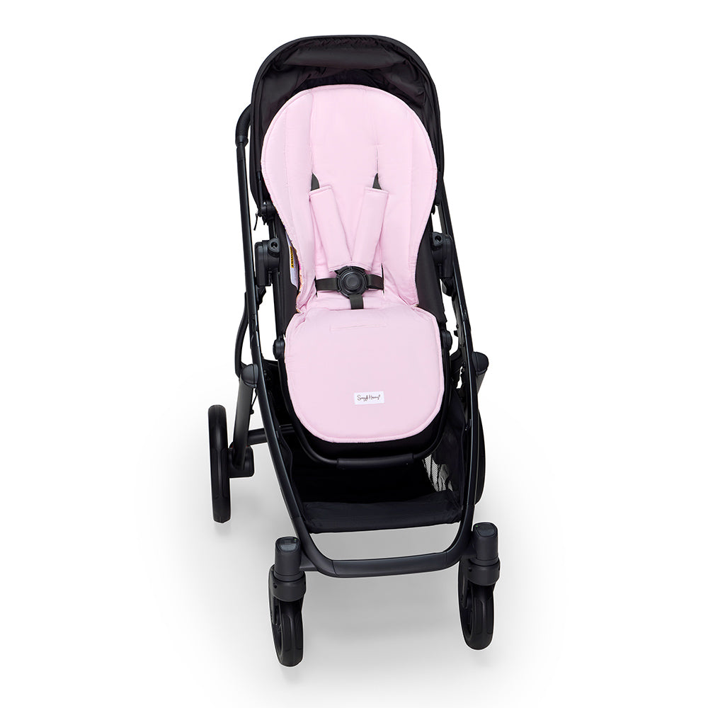 Bundle - Blushing Beauty Pram Liner & Strap Cover Set - View 8