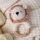 Handmade Lion Crochet Rattle - Thumbnail 1
