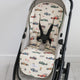 Little Racers Universal Organic Pram Liner - Thumbnail 1