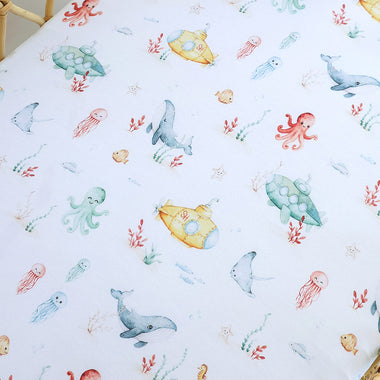 Little Subs Organic Bassinet Sheet / Change Pad Cover | Snuggle Hunny