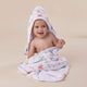 Little Subs Organic Hooded Baby Towel - Thumbnail 5