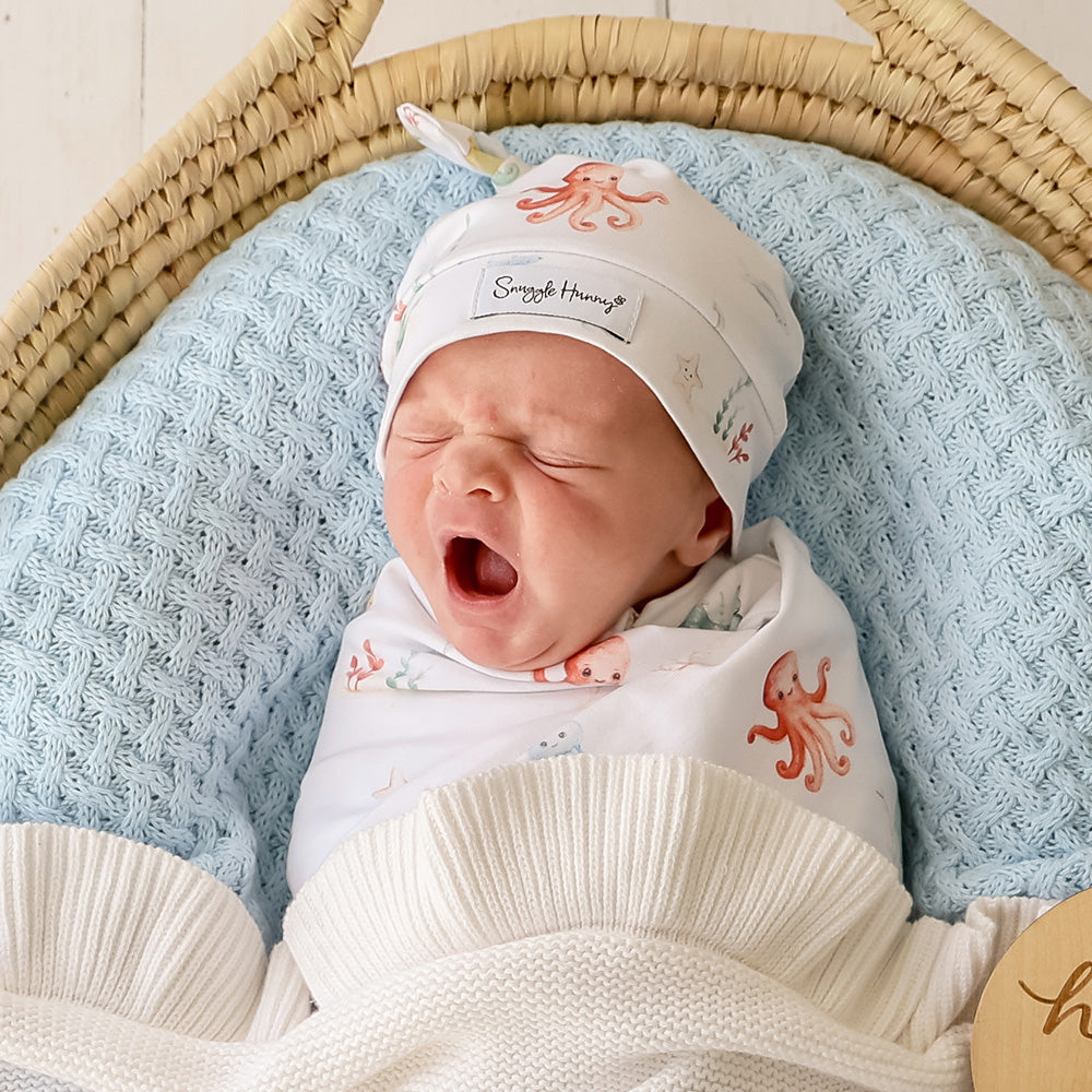 Little Subs Organic Knotted Beanie - View 1