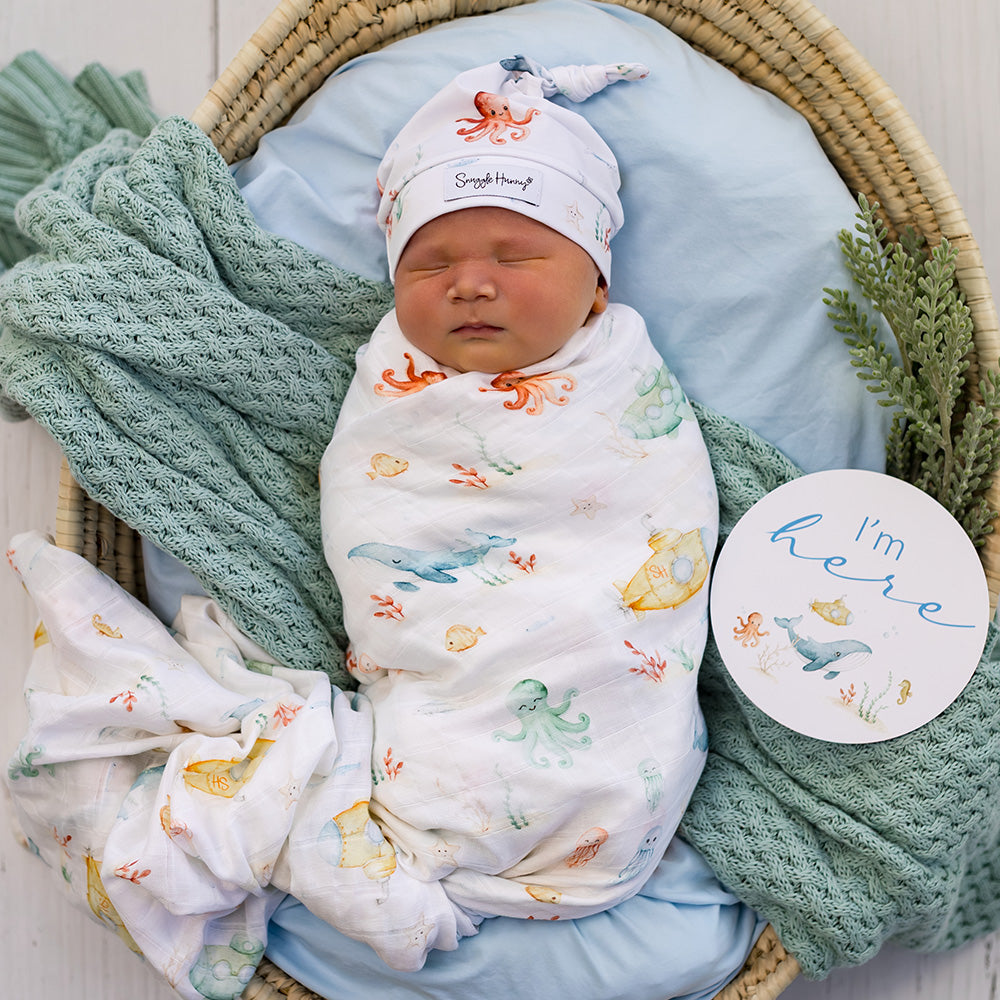 Little Subs Organic Muslin Wrap - View 3