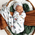 Little Racers Organic Jersey Wrap & Beanie Set | Snuggle Hunny