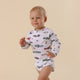 Little Racers Long Sleeve Organic Bodysuit - Thumbnail 10