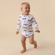 Little Racers Long Sleeve Organic Bodysuit - Thumbnail 11