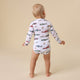 Little Racers Long Sleeve Organic Bodysuit - Thumbnail 17