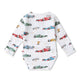 Little Racers Long Sleeve Organic Bodysuit - Thumbnail 16