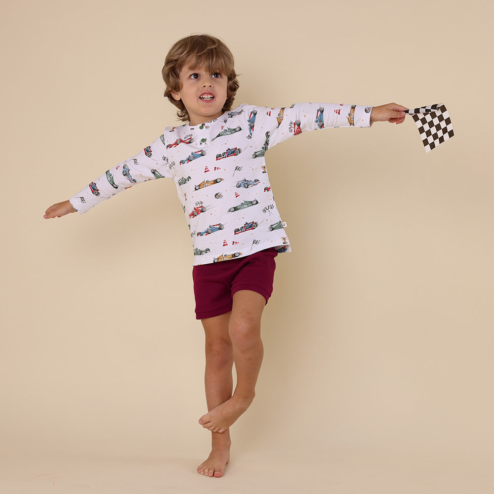 Little Racers Organic Long Sleeve Top - View 10