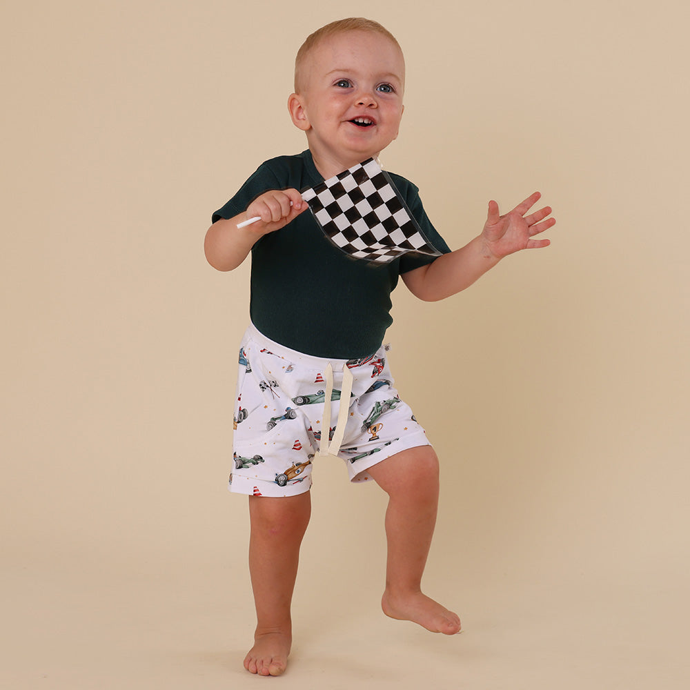 Little Racers Organic Shorts - View 4