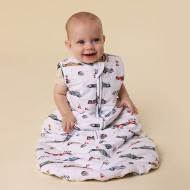 Little Racers Organic Sleeping Bag 2.5 TOG | Snuggle Hunny