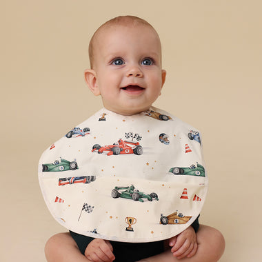 Little Racers Snuggle Bib | Snuggle Hunny