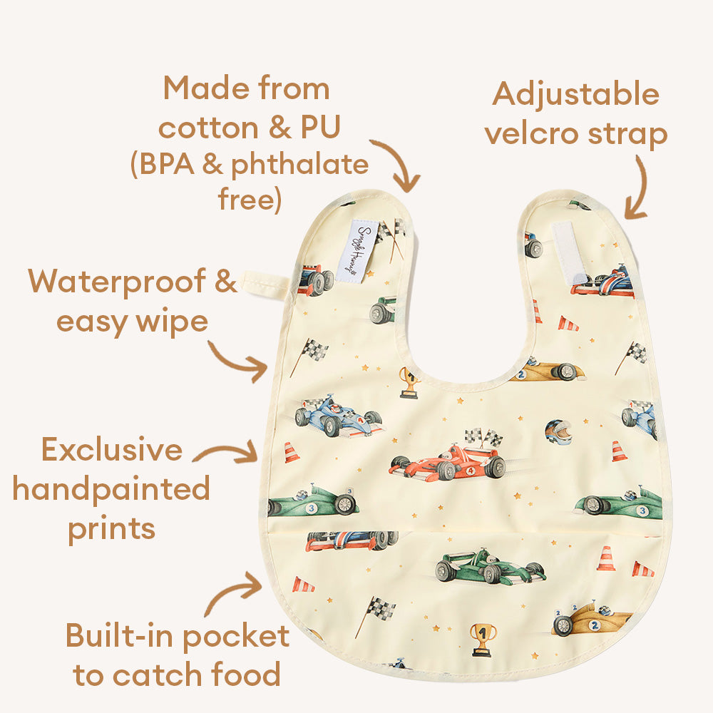 Little Racers Snuggle Bib - View 5