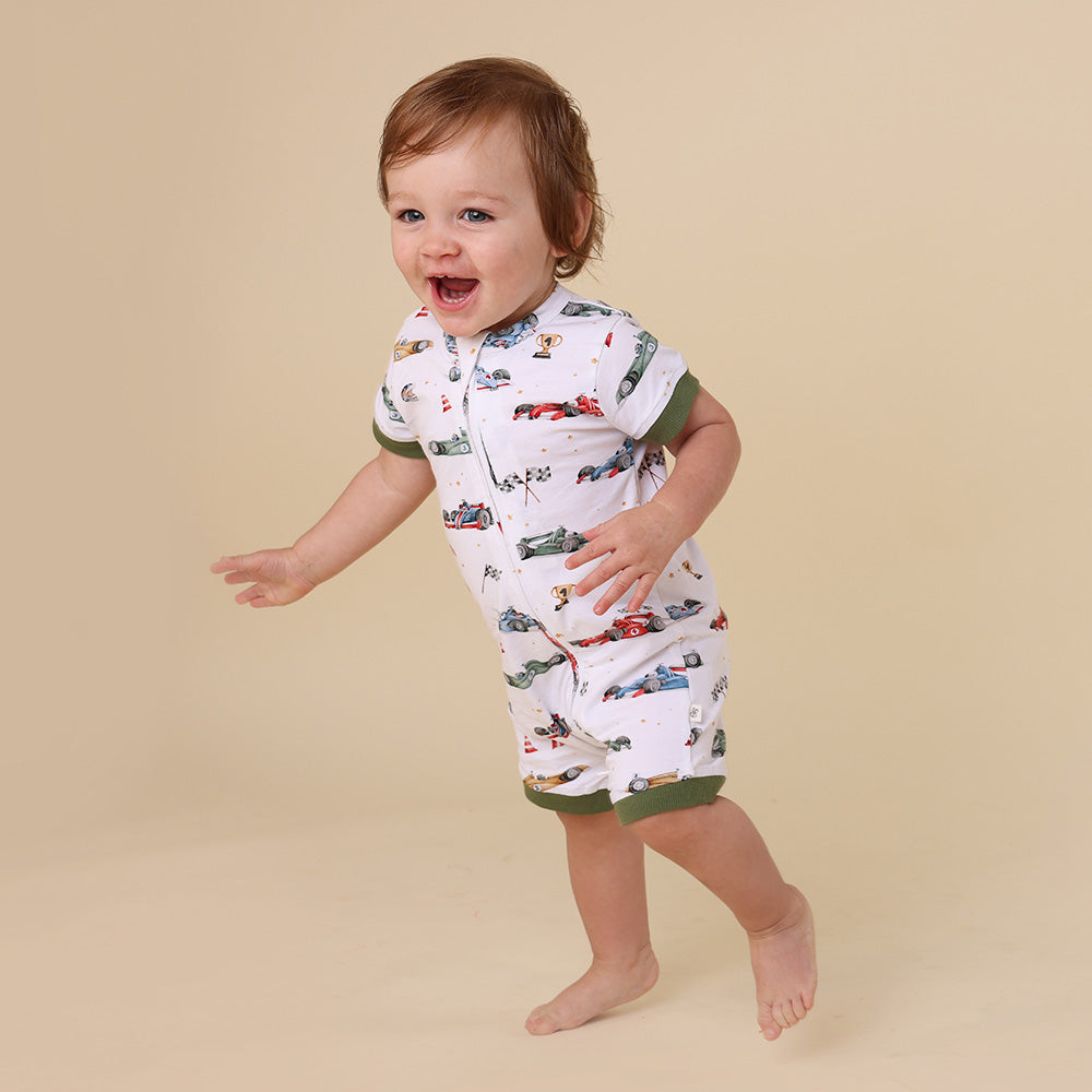 Little Racers Organic Snuggle Shortie - View 9